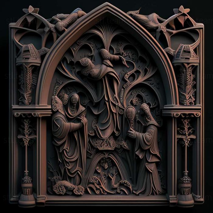 3D model Gothic game (STL)